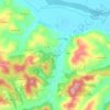Topografische kaart Sulpiano, hoogte, reliëf