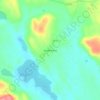 Topografische kaart Vindel-Ånäset, hoogte, reliëf