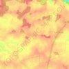 Topografische kaart Le Mesnil, hoogte, reliëf
