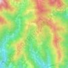 Topografische kaart Tuvio, hoogte, reliëf