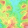 Topografische kaart Le Plessis, hoogte, reliëf