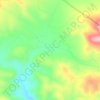 Topografische kaart La Vallesa, hoogte, reliëf