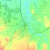 Topografische kaart Mareeba, hoogte, reliëf