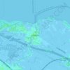 Topografische kaart Muiden, hoogte, reliëf