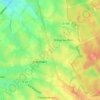 Topografische kaart Le Calvaire de Preux, hoogte, reliëf