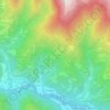 Topografische kaart Pra di Nota, hoogte, reliëf