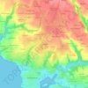 Topografische kaart Kerampéru, hoogte, reliëf