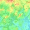 Topografische kaart Kermadio, hoogte, reliëf
