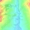 Topografische kaart Quaglietta, hoogte, reliëf