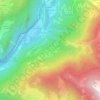 Topografische kaart Montfort, hoogte, reliëf