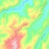 Topografische kaart Πετροκέφαλο, hoogte, reliëf