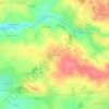 Topografische kaart Le Plessis l'Amiral, hoogte, reliëf