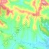 Topografische kaart Cassone, hoogte, reliëf