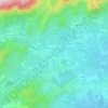 Topografische kaart Sainte-Lucie de Porto-Vecchio, hoogte, reliëf