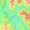 Topografische kaart مظفر آباد, hoogte, reliëf