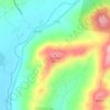 Topografische kaart Colmeal, hoogte, reliëf