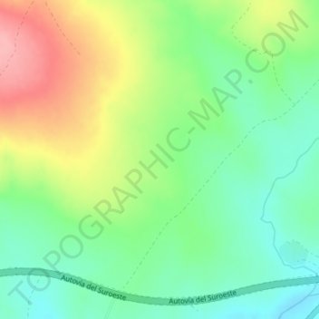 Topografische kaart Esparraguera, hoogte, reliëf