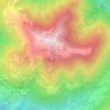 Topografische kaart Alpe Giumello, hoogte, reliëf