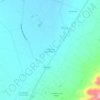 Topografische kaart La Alcanara y Los Bucanos, hoogte, reliëf
