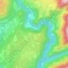 Topografische kaart Viums - Fiumes, hoogte, reliëf