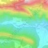 Topografische kaart Les Remises, hoogte, reliëf