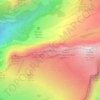 Topografische kaart Tête du Fer à Cheval, hoogte, reliëf