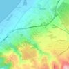 Topografische kaart El Karia, hoogte, reliëf