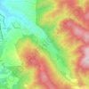 Topografische kaart Cintoia, hoogte, reliëf