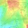 Topografische kaart Limpentine, hoogte, reliëf
