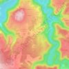 Topografische kaart La Serre, hoogte, reliëf