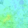 Topografische kaart Holte, hoogte, reliëf