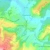 Topografische kaart Domaine de la Motte, hoogte, reliëf