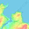 Topografische kaart Kerdrehoret, hoogte, reliëf