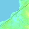 Topografische kaart Calumangan, hoogte, reliëf