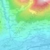 Topografische kaart Senin, hoogte, reliëf