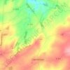 Topografische kaart La Fillastrerie, hoogte, reliëf