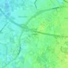 Topografische kaart Usselo, hoogte, reliëf