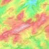 Topografische kaart Am Büffel, hoogte, reliëf