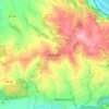 Topografische kaart Alkofen, hoogte, reliëf