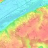 Topografische kaart Artigny, hoogte, reliëf