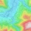 Topografische kaart Alpendorf, hoogte, reliëf