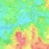Topografische kaart Lascaugiraud, hoogte, reliëf