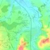 Topografische kaart Erlau, hoogte, reliëf