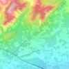 Topografische kaart el Papagai, hoogte, reliëf