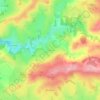 Topografische kaart La Frétarie, hoogte, reliëf