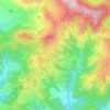 Topografische kaart Florești, hoogte, reliëf
