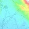 Topografische kaart Basciano, hoogte, reliëf