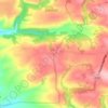 Topografische kaart Stibb, hoogte, reliëf