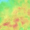 Topografische kaart Torenberg, hoogte, reliëf