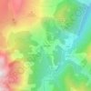 Topografische kaart La Grenonière, hoogte, reliëf